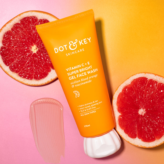 Dot & Key Vitamin C + E Gel Face Wash – Brighten, Cleanse & Glow Naturally!