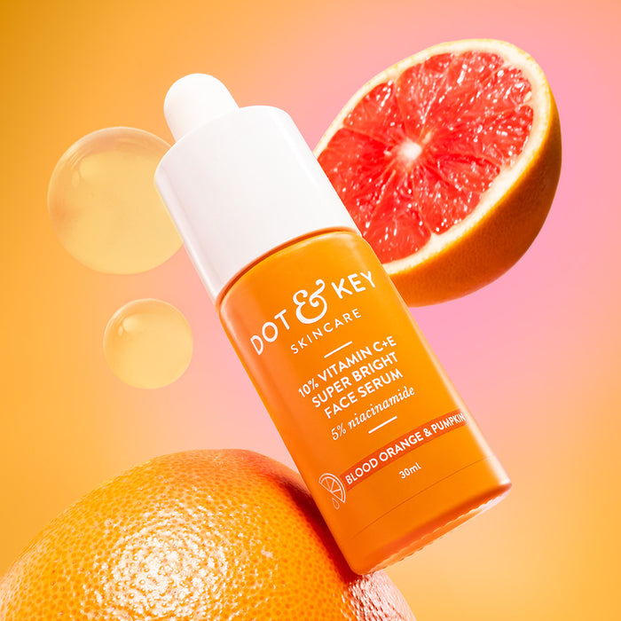 Dot & Key 10% Vitamin C + E Face Serum with 5% Niacinamide – Glow Brighter, Look Healthier!