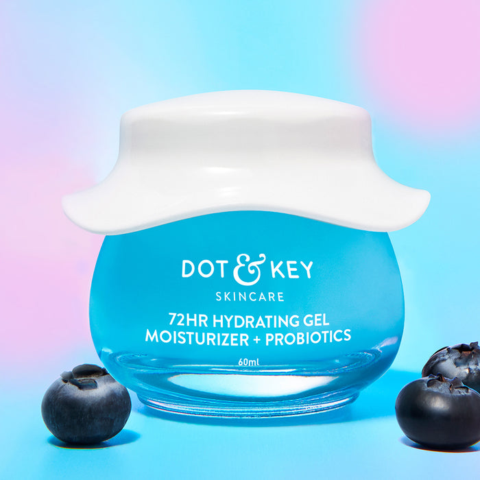 Dot & Key 72HR Hydrating Gel Moisturizer + Probiotics – Long-Lasting Hydration for Plump, Healthy Skin!