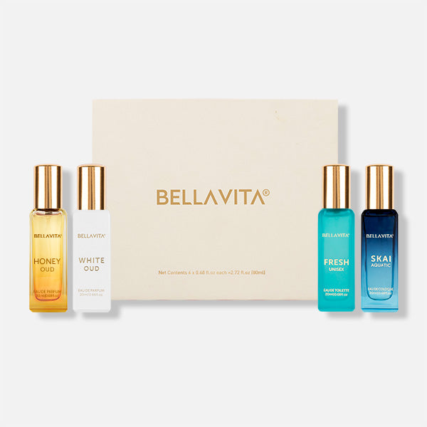 Luxury Unisex Perfume Gift Set – 4 x 20ml | Premium Long-Lasting Fragrance Collection for All